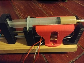 heatpad holder open source syringe pump 3d printer extruders curtain rail stop stopper 3d print model - Mito3D