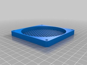 100mm punisha fan grill electronics customized 3d print model - Mito3D