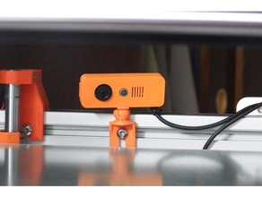 hypercube evolution logitech c270 webcam mount 3d printer accessories 3030 extrusion evo 3d print model - Mito3D