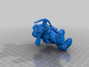 ogro ballesta juegos no molestar frostgrave las miniaturas pathfinder 3d print model - Mito3D