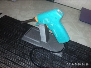 pistol soldering iron stand 3d printing gun solder 3d print model - Mito3D