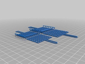 barbecue grille 3d print model - Mito3D