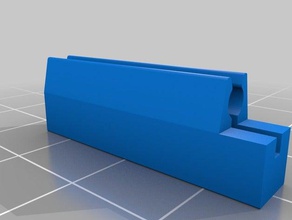 fliegengitter profilf hrung clipe peças de substituição cortina trilho paragem comboio rolha 3d print model - Mito3D