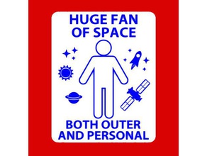 huge fan space both outer personal sign signs & logos fridge magnet funny refrigerator 3d print model - Mito3D