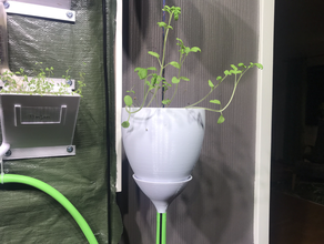 hydroponic string planter outdoor & garden aquaponic aquaponics hanging hydriponics modular hydroponics 3d print model - Mito3D