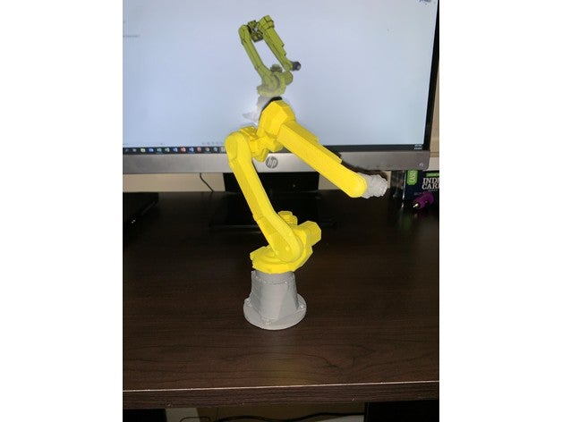 fanuc lazer ışık kullanır Robotik Otomotiv perde rayı dur stoper üretim robot 3D print model - Mito3D