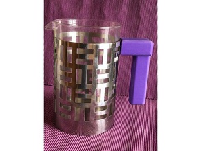 bodum eileen parts kitchen & dining coffee maker handgriff handgrip handle bar knob 3d print model - Mito3D