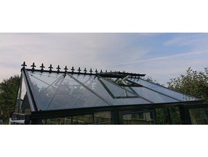 greenhouse roof ridge cresting outdoor & garden euro-serre nockdekoration v xthus 3d print model - Mito3D
