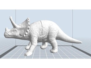 le tricératops jouets & jeux dinosaure jurassic park 3d print model - Mito3D