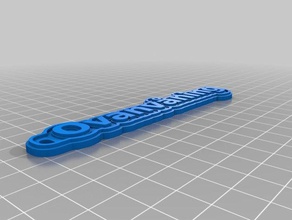 ovanv ningkey keychains customized 3d print model - Mito3D