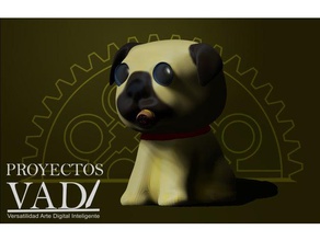 pug a los animales animal perro funko pop pugs 3d print model - Mito3D