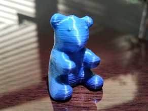 teddy bear capsula animali animale orso 3d print model - Mito3D