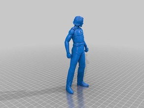 cyberpunk 2077 johnny silverhand simplificado jogos de vídeo a figura brinquedo 3d print model - Mito3D