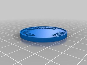 my joutes coin coins & badges customized 3d print model - Mito3D