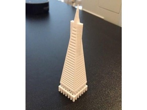 transamerica pyramid buildings & structures architecture building 3d print model - Mito3D
