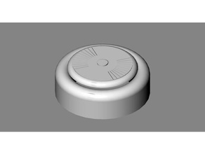 bricscad detector de humo los hogares alarma incendios la seguridad contra 3d print model - Mito3D