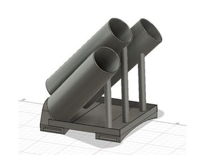 belly boat rod stand sport et loisirs le rideau rail de arrêter bouchon 3d print model - Mito3D
