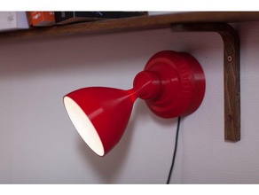 reading bed lamp - color controlled timeout diy pic12f sk6812 3d print model - Mito3D