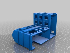 immeuble magasin binalar ve yapılar mimarlık model tren n ölçek 3d print model - Mito3D