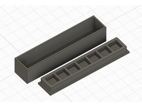 box 7 Inhaber Verlängerungsstangen Werkzeugmaschinen cnc-Verlängerungsstange cnc-extension rod-box 3d print model - Mito3D