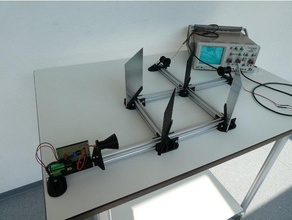 ultrasuoni esperimenti 7 mach-zehnder-interferometro fisica & astronomia la esperimento di 3d print model - Mito3D