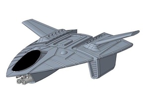 commandant de l'escadre - f-27l flèche jouets & jeux pc-jeu scifi starfighter dessus table wing commander 3 4 3d print model - Mito3D