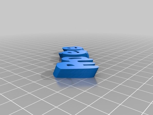 phoebe chaveiro chaveiros personalizado 3D print model - Mito3D