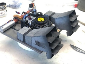 eaglemoss delorean exhaust vents vehicles 3d print model - Mito3D