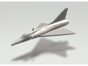 iai nesher dagger vehicles delta fighter jet model 3d print model - Mito3D