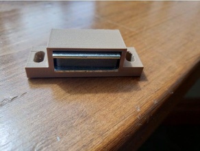 scatto magnete staffa la di montaggio magnetico 3d print model - Mito3D