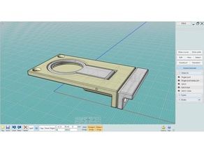 finger pull latch learning architecture curtain rail stop stopper 3d print model - Mito3D