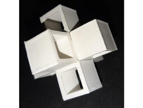 cross-puzzle Rätsel puzzle - Spielzeug 3d print model - Mito3D
