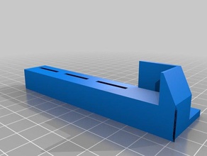 edgerouter 4 montaggio orizzontale smc blocchi su misura 3d print model - Mito3D