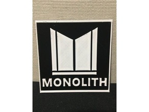 monoprice monolith sign signs & logos audio home cinema theater 3d print model - Mito3D