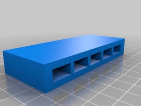 linear halbach array engineering magnet holder physics demonstration 3d print model - Mito3D
