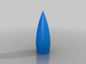 my customized nosecone designer 3d printing 3d print model - Mito3D