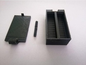 microsd-box box schließbar verschließbare Halter storage 3d print model - Mito3D