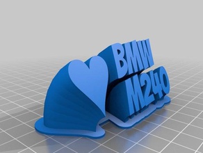 bmw ofis özelleştirilmiş 3d print model - Mito3D