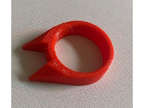 spike anello anelli gioielli auto-difesa 3d print model - Mito3D