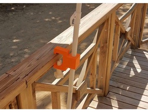 titular de paraguas apoyo a verter pied sombrilla al aire libre y jardín paragüero 3d print model - Mito3D