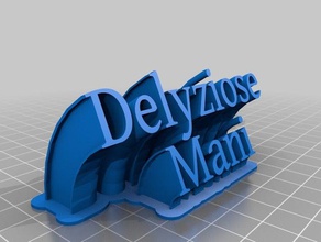 dely ofis özelleştirilmiş 3d print model - Mito3D