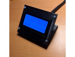 lcd 1604 stand eletrônica de caso display titular montagem 3d print model - Mito3D