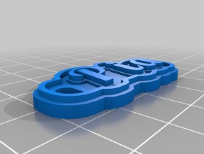 pia keychains customized 3d print model - Mito3D