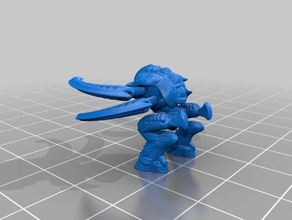 epische Weltraum-bug-Brüll-Mörder Kreaturen 3d print model - Mito3D