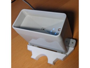 Halterung elektronischen Regenmesser Wetterstation - Elektronik mount Wetter Wetter-station 3d print model - Mito3D