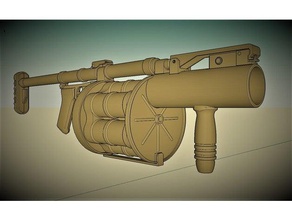 rg-6 lanzagranadas escala de 1 a 4 exploraciones & réplicas arma fuego 3d print model - Mito3D