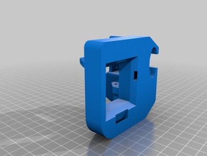 lulzbot se toolhead blower shroud bltouch mount 3d printer parts taz4 taz 3d print model - Mito3D
