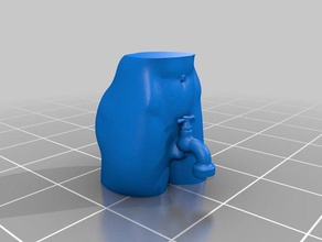 fountainhead a arte 3d print model - Mito3D