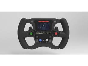 formula renault 20 wheel electronics simracing sim racing 3d print model - Mito3D