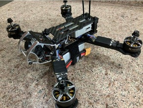 mods use dji digital fpv air unit rooster quad frame r c vehicles camera mount 3d print model - Mito3D